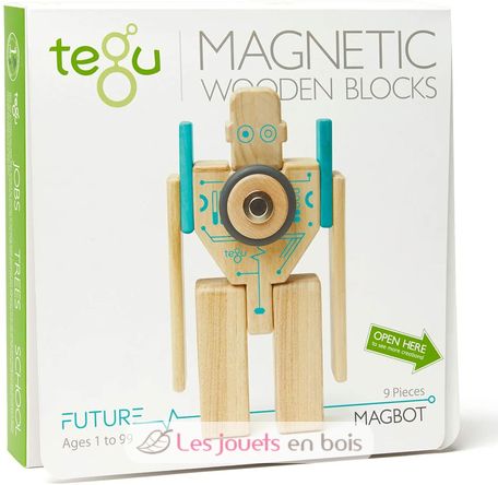 Magnetische Holzblöcke Magbot TG-MGB-TL1-405T Tegu 1