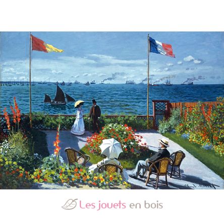 Terrasse in Sainte-Adresse von Monet K493-100 Puzzle Michele Wilson 2