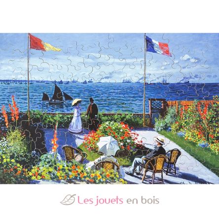 Terrasse in Sainte-Adresse von Monet K493-100 Puzzle Michele Wilson 3