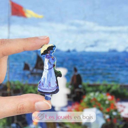 Terrasse in Sainte-Adresse von Monet K493-100 Puzzle Michele Wilson 4