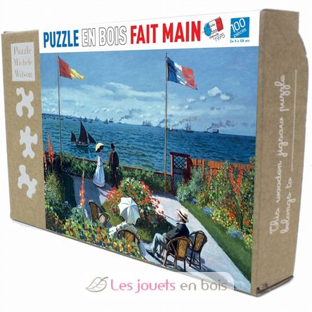 Terrasse in Sainte-Adresse von Monet K493-100 Puzzle Michele Wilson 1
