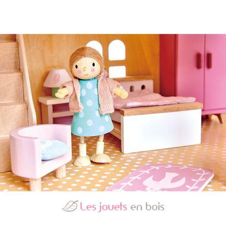 Schlafzimmer für Puppenhaus TL8152 Tender Leaf Toys 2