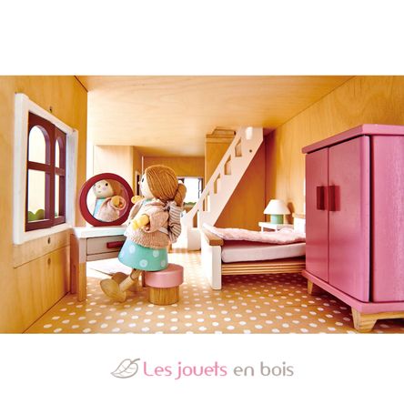 Schlafzimmer für Puppenhaus TL8152 Tender Leaf Toys 3