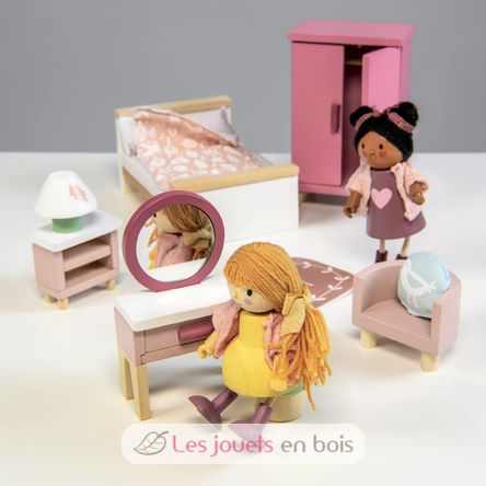 Schlafzimmer für Puppenhaus TL8152 Tender Leaf Toys 5