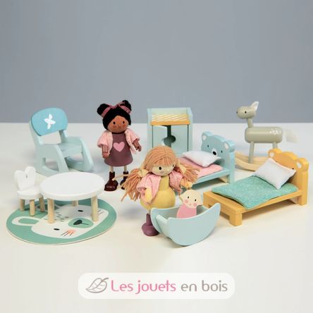 Kinderzimmer für Puppenhaus TL8155 Tender Leaf Toys 2
