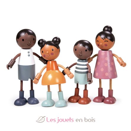 Puppenfamilie aus Holz TL8191 Tender Leaf Toys 1