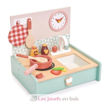 Faltbare Holzküche TL8201 Tender Leaf Toys 2