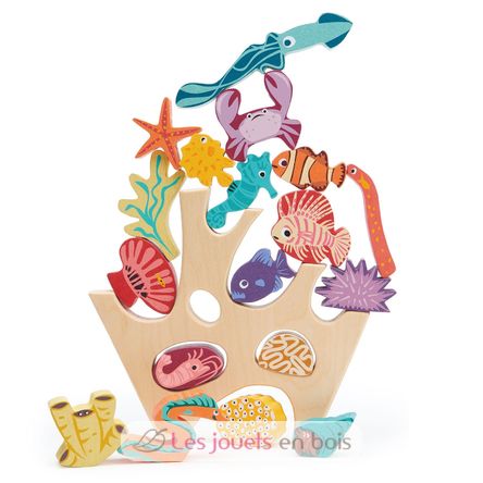 Stapelspiel Korallenriff TL8410 Tender Leaf Toys 4