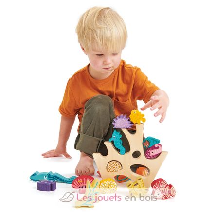 Stapelspiel Korallenriff TL8410 Tender Leaf Toys 7
