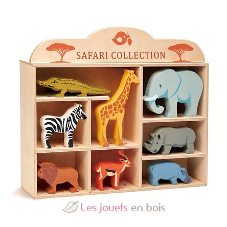 Safari Holztierset TL8475 Tender Leaf Toys 1