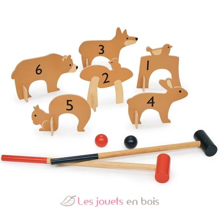 Indoor Krocket-Set Woodland TL8622 Tender Leaf Toys 4