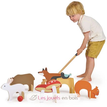 Indoor Krocket-Set Woodland TL8622 Tender Leaf Toys 3