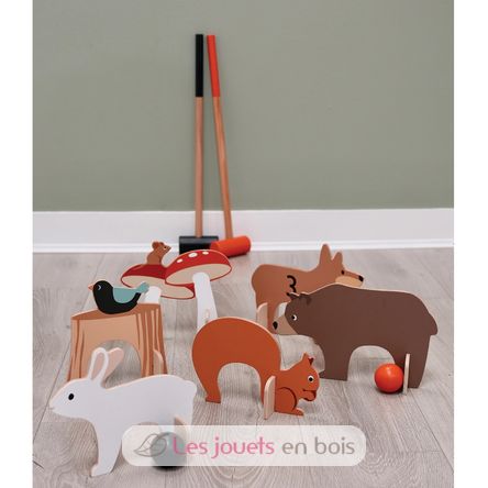 Indoor Krocket-Set Woodland TL8622 Tender Leaf Toys 5