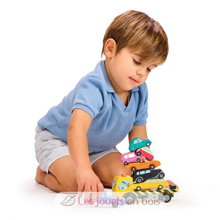 Stapelset Autos TL8663 Tender Leaf Toys 3