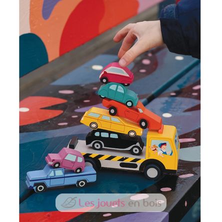 Stapelset Autos TL8663 Tender Leaf Toys 7