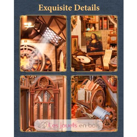 Book Nook Leonardo da Vinci T-TQ135 Tonecheer 3