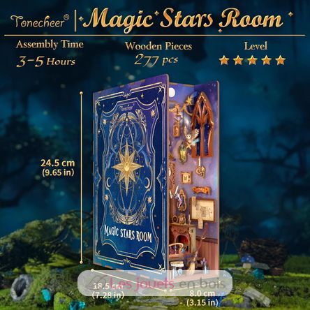 Book Nook Magischer Sternenraum T-TQ142 Tonecheer 3