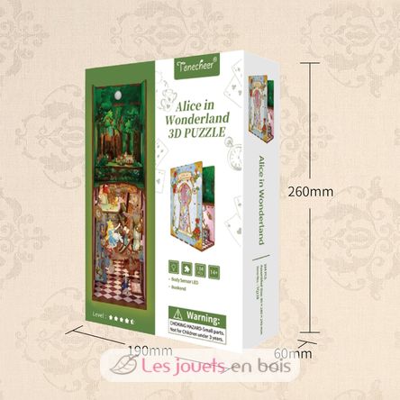 Book Nook Alice im Wunderland T-TQ128 Tonecheer 3
