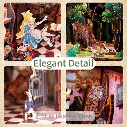 Book Nook Alice im Wunderland T-TQ128 Tonecheer 7