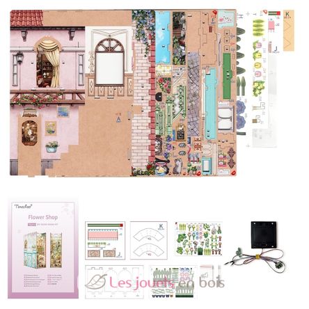 Book Nook Florist T-TQ141 Tonecheer 7