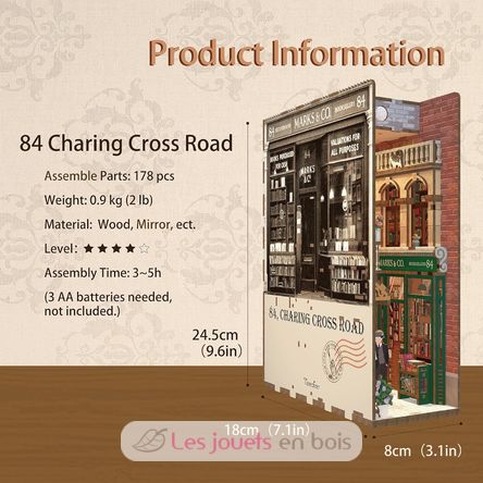 Book Nook 84 Charing Cross Road T-TQ114 Tonecheer 5