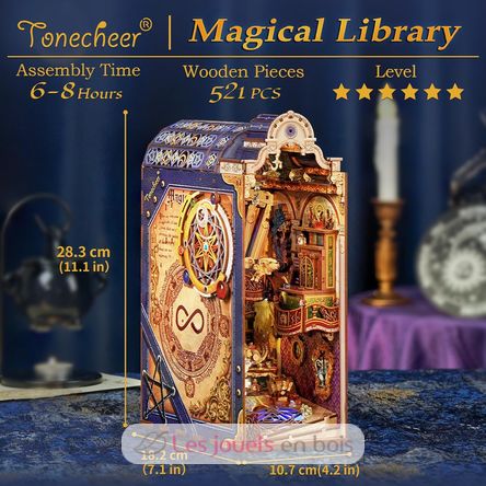 Book Nook Magische Bibliothek T-TQ134 Tonecheer 3