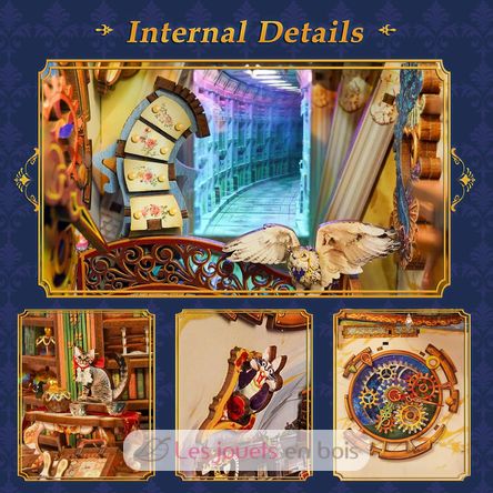 Book Nook Magische Bibliothek T-TQ134 Tonecheer 4
