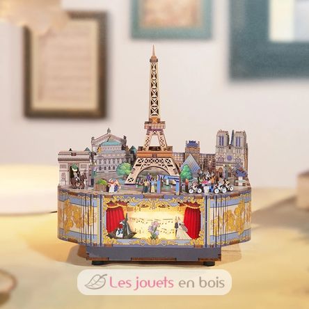 3D-Puzzle Spieluhr Romantisches Paris T-TQ036 Tonecheer 2