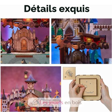 3D-Puzzle Spieluhr Zauberschloss T-TQ064 Tonecheer 4