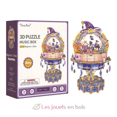 3D-Puzzle Spieluhr Magiershow T-TQ074 Tonecheer 7