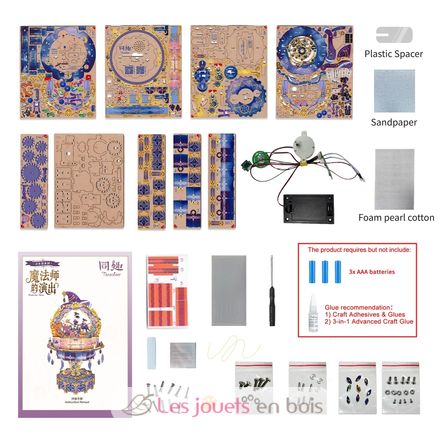 3D-Puzzle Spieluhr Magiershow T-TQ074 Tonecheer 6