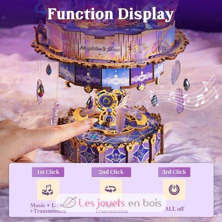 3D-Puzzle Spieluhr Magiershow T-TQ074 Tonecheer 3