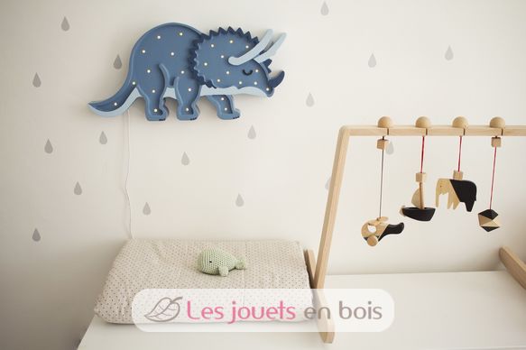 Triceratops-Nachtlampe Blau LL049-360 Little Lights 5