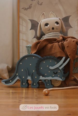 Triceratops-Nachtlampe Blau LL049-360 Little Lights 3