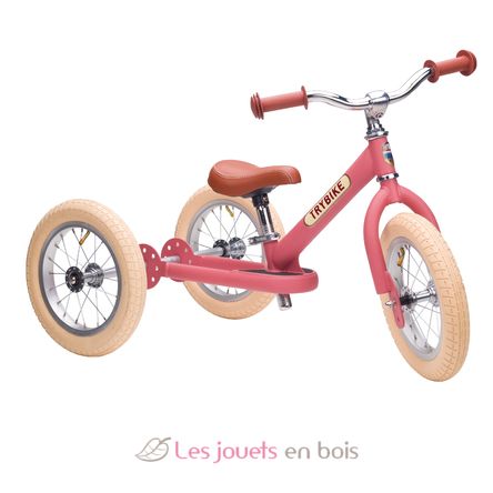 Trybike Laufrad 2-in-1 Stahl matte rosa TBS-3-PNKM-VIN Trybike 1