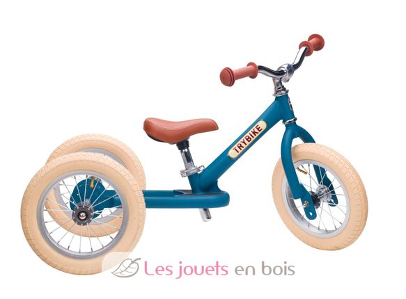 Trybike Laufrad 2-in-1 Stahl mattblau TBS-3-BLUM-VIN Trybike 3