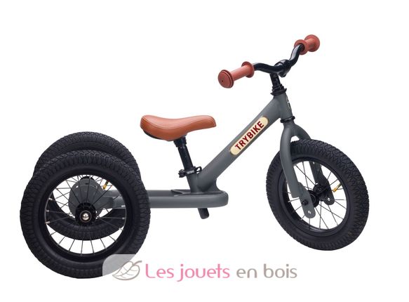 Trybike Laufrad 2-in-1 Stahl matt grau TBS-3-ANTM Trybike 2