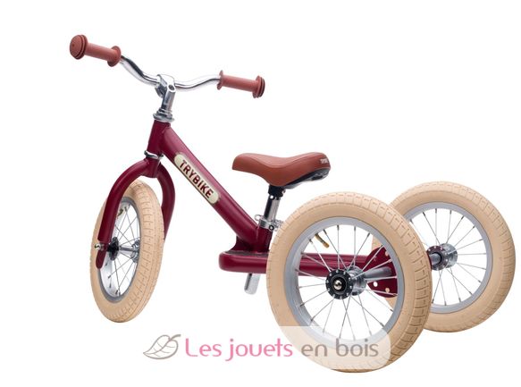 Trybike Laufrad 2-in-1 Stahl matt rot TBS-3-REDM-VIN Trybike 2