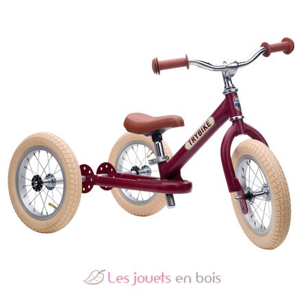 Trybike Laufrad 2-in-1 Stahl matt rot TBS-3-REDM-VIN Trybike 1