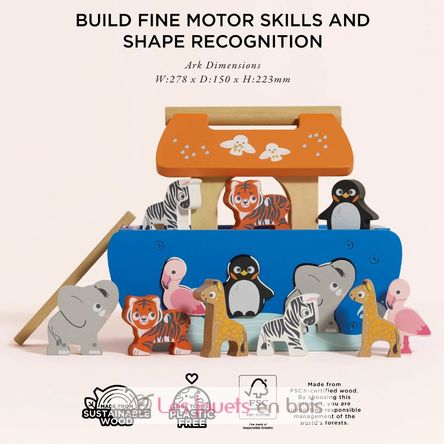 Noahs Arche Formensortierer TV212 Le Toy Van 6