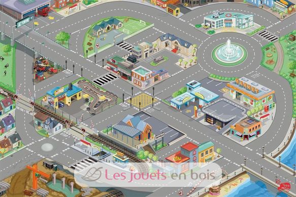 Playmat und Straßen der Stadt - MEDIUM LTVTV584 Le Toy Van 1