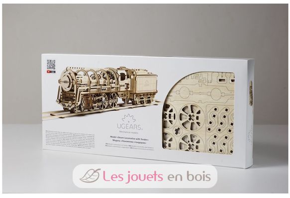 Dampflokomotive Mechanische Modell Bausatz U-70012 Ugears 7