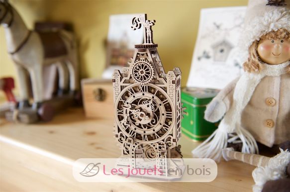 Alter Uhrenturm Mechanische Modell Bausatz U-70169 Ugears 6