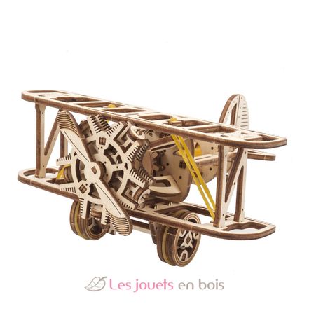 Mini-Doppeldecker Mechanische Modell Bausatz U-70159 Ugears 1