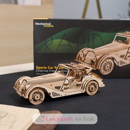 Sportwagen Flinke Maus Mechanische Modell Bausatz U-70202 Ugears 10