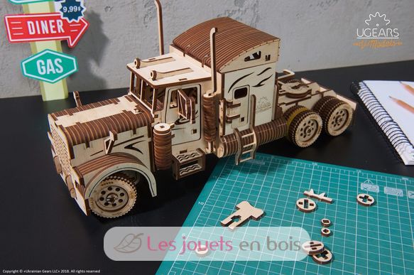 Heavy Boy Truck Mechanische Modell Bausatz U-70056 Ugears 7