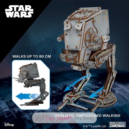 Star Wars AT-ST Walker Mechanische Modell Bausatz U-70268 Ugears 4