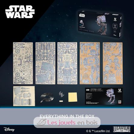 Star Wars AT-ST Walker Mechanische Modell Bausatz U-70268 Ugears 5