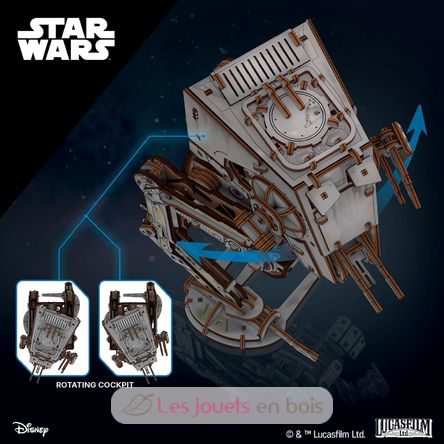 Star Wars AT-ST Walker Mechanische Modell Bausatz U-70268 Ugears 7