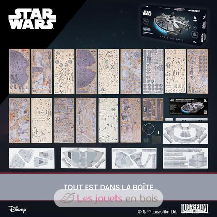 Millennium Falke Mechanische Modell Bausatz U-70271 Ugears 9